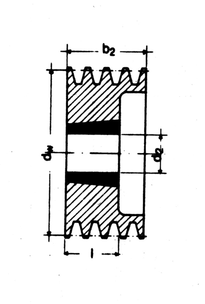 HTH TaperSpannbuchse 1615, Bohrung d2 1442mm Der für